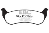 EBC 05-07 Chrysler Pacifica 3.5 Greenstuff Rear Brake Pads thumbnail 4
