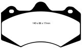 EBC 05-08 Morgan Aero 8 4.4 Redstuff Front Brake Pads thumbnail 1
