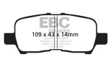 EBC 05-09 Buick Allure (Canada) 3.6 Greenstuff Rear Brake Pads thumbnail 2