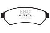 EBC 05-09 Buick Allure (Canada) 3.6 Ultimax2 Front Brake Pads thumbnail 4