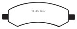 EBC 06-09 Chrysler Aspen 4.7 Yellowstuff Front Brake Pads thumbnail 1