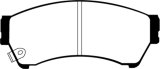 EBC 06-09 Ford Fusion 2.3 Greenstuff Front Brake Pads thumbnail 4