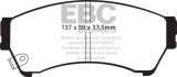 EBC 06-09 Ford Fusion 2.3 Redstuff Front Brake Pads thumbnail 3