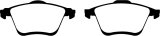 EBC 06-09 Mazda 6 2.3 Turbo (Mazdaspeed) Yellowstuff Front Brake Pads thumbnail 7