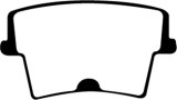 EBC 06-10 Chrysler 300 Limited 3.5 4WD Greenstuff Rear Brake Pads thumbnail 5