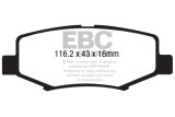EBC 06-11 Dodge Nitro 3.7 Yellowstuff Rear Brake Pads thumbnail 4
