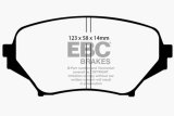 EBC 06-15 Mazda Miata MX5 2.0 Yellowstuff Front Brake Pads thumbnail 6