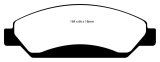 EBC 07 Cadillac Escalade 6.2 2WD Greenstuff Front Brake Pads thumbnail 1