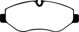 EBC 07+ Dodge Sprinter 2500 Greenstuff Front Brake Pads thumbnail 1