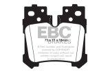 EBC 07+ Lexus LS460 4.6 Redstuff Rear Brake Pads thumbnail 4