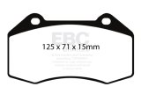 EBC 07-08 Chevrolet Cobalt 2.0 Supercharged (SS) Ultimax2 Front Brake Pads thumbnail 5