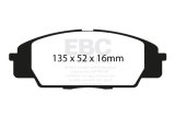 EBC 07-11 Acura CSX (Canada) 2.0 Type S Greenstuff Front Brake Pads thumbnail 5