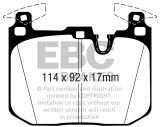 EBC 16-18 BMW M2 (F87) Bluestuff Front Brake Pads thumbnail 9