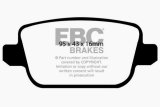 EBC 07-12 Land Rover LR2 3.2 Greenstuff Rear Brake Pads thumbnail 3