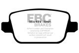 EBC 07-12 Land Rover LR2 3.2 Greenstuff Rear Brake Pads thumbnail 5