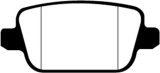 EBC 07-12 Land Rover LR2 3.2 Yellowstuff Rear Brake Pads thumbnail 7