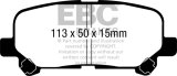 EBC 07-13 Acura MDX 3.7 Yellowstuff Rear Brake Pads thumbnail 4