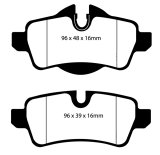 EBC 07-14 Mini Hardtop 1.6 Ultimax2 Rear Brake Pads thumbnail 2