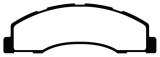 EBC 08+ Ford Econoline E150 4.6 Greenstuff Front Brake Pads thumbnail 4