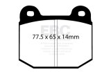 EBC 08+ Lotus 2-Eleven 1.8 Supercharged Greenstuff Front Brake Pads thumbnail 6