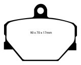 EBC 08+ Smart Fortwo 1.0 Redstuff Front Brake Pads thumbnail 1