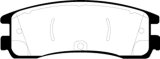 EBC 08-09 Buick Allure (Canada) 5.3 Greenstuff Rear Brake Pads thumbnail 5
