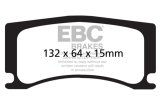 EBC 08-09 Jaguar XKR 4.2 Supercharged (Portfolio) Yellowstuff Rear Brake Pads thumbnail 1