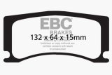 EBC 08-09 Jaguar XKR 4.2 Supercharged (Portfolio) Yellowstuff Rear Brake Pads thumbnail 5