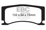 EBC 08-09 Jaguar XKR 4.2 Supercharged (Portfolio) Yellowstuff Rear Brake Pads thumbnail 6