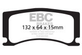EBC 08-09 Jaguar XKR 4.2 Supercharged (Portfolio) Yellowstuff Rear Brake Pads thumbnail 7