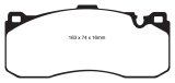 EBC 08-10 BMW 135 3.0 Twin Turbo Redstuff Front Brake Pads thumbnail 2