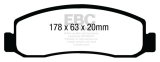 EBC 08-10 Ford F250 (inc Super Duty) 5.4 (2WD) Extra Duty Front Brake Pads thumbnail 1