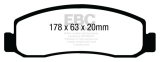 EBC 08-10 Ford F250 (inc Super Duty) 5.4 (2WD) Extra Duty Front Brake Pads thumbnail 3