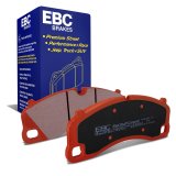 EBC 2016+ Porsche 911 (991/992) Carrera S 3.0TT (Cast Iron Rotor Only) Redstuff Front Brake Pads thumbnail 1