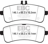 EBC 2015+ Mercedes-Benz C63 S AMG (W205) 4.0L Twin Turbo Redstuff Rear Brake Pads thumbnail 1