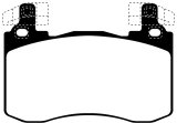 EBC 2017+ Kia Stinger 3.3L Twin Turbo Redstuff Front Brake Pads thumbnail 1