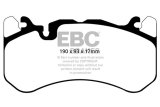 EBC 13-14 Audi RS7 4.0TT (w/Cast Iron Rotors & Trapezoid Weights) Yellowstuff Front Brake Pads thumbnail 8