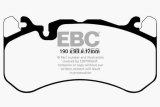 EBC 13-14 Audi RS7 4.0TT (w/Cast Iron Rotors & Trapezoid Weights) Bluestuff Front Brake Pads thumbnail 2