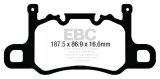 EBC 13-15 Porsche 911 (991) GT3 3.8L (Cast Iron Rotor Only) Bluestuff Rear Brake Pads thumbnail 3