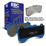 EBC 08-11 Nissan GT-R (R35) 3.8 Twin Turbo (Cast Iron Rotors) Bluestuff Front Brake Pads thumbnail 2