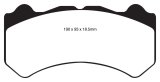 EBC 08-11 Nissan GT-R (R35) 3.8 Twin Turbo (Cast Iron Rotors) Yellowstuff Front Brake Pads thumbnail 3