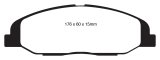 EBC 08-13 Cadillac CTS 3.0 Redstuff Front Brake Pads thumbnail 2