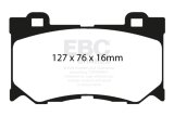 EBC 08-15 Infiniti G37 3.7 Greenstuff Front Brake Pads thumbnail 7