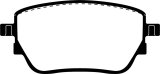 EBC 2019+ Mercedes-Benz A220 Sedan (V177) 2.0L Turbo Redstuff Rear Brake Pads thumbnail 1