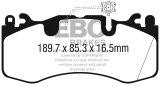 EBC 2016+ Maserati Levante 3.0TT (424) Yellowstuff Front Brake Pads thumbnail 2