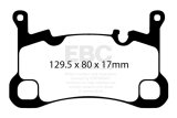 EBC 2018+ Porsche Cayenne (3rd Gen) 3.0L Turbo Yellowstuff Rear Brake Pads thumbnail 7
