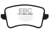 EBC 09-11 Audi A4 2.0 Turbo Redstuff Rear Brake Pads thumbnail 6