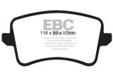 EBC 09-11 Audi A4 2.0 Turbo Redstuff Rear Brake Pads thumbnail 8