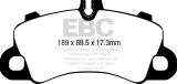 EBC 2018+ Porsche Cayenne (3rd Gen) 3.0L Turbo Extra Duty Front Brake Pads thumbnail 1