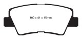 EBC 09-11 Hyundai Azera 3.3 Ultimax2 Rear Brake Pads thumbnail 2